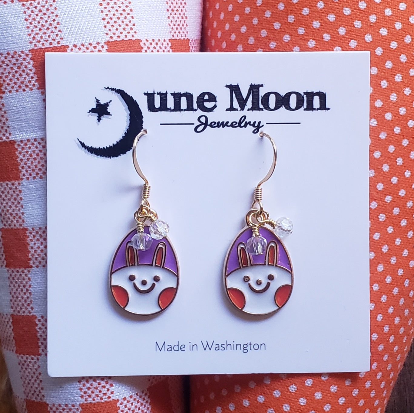 Easter Bunny Egg Earrings