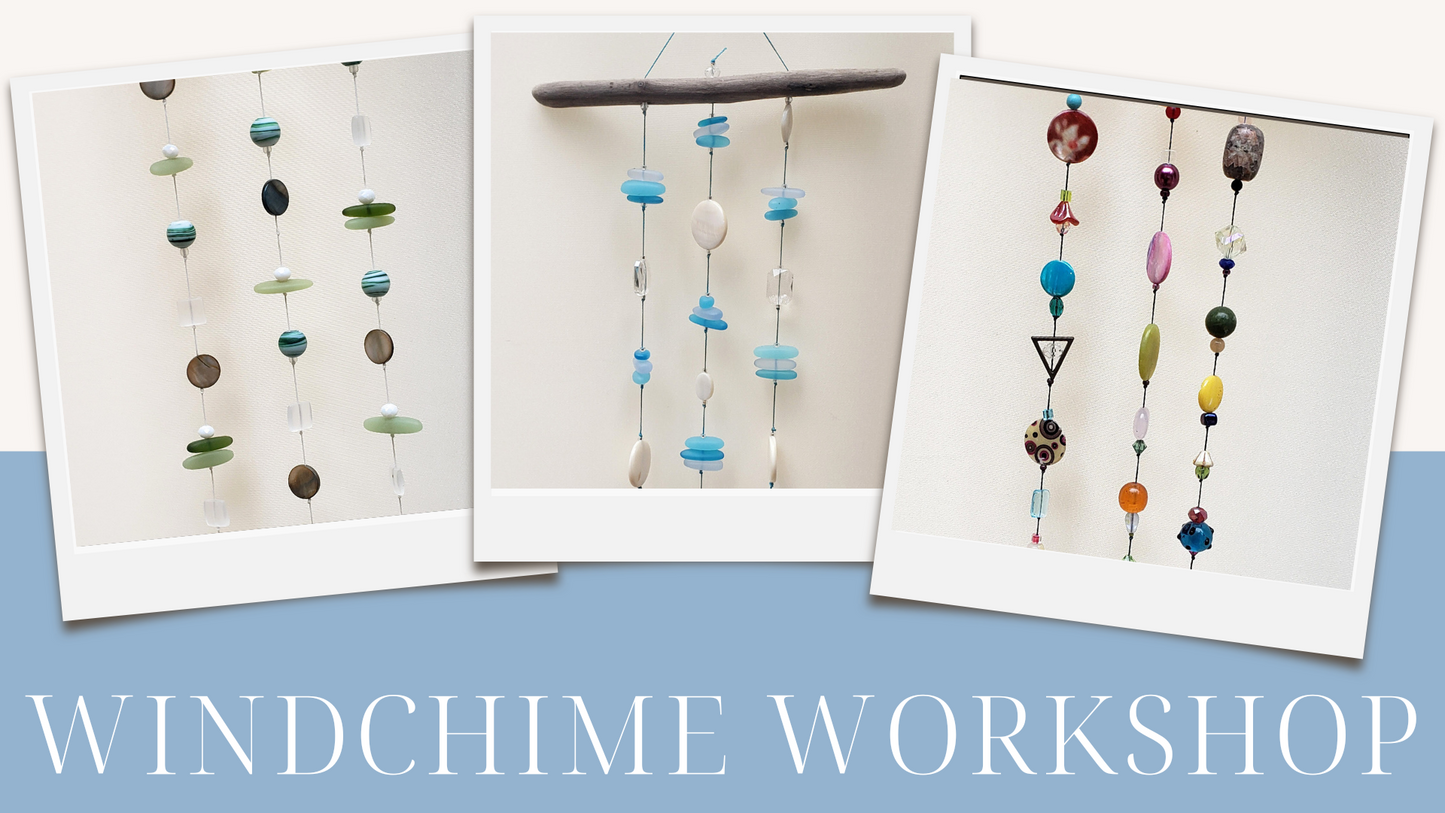 Driftwood, Shell and Bead Windchime or Suncatcher at Revival PNW on April 6th at 11 AM