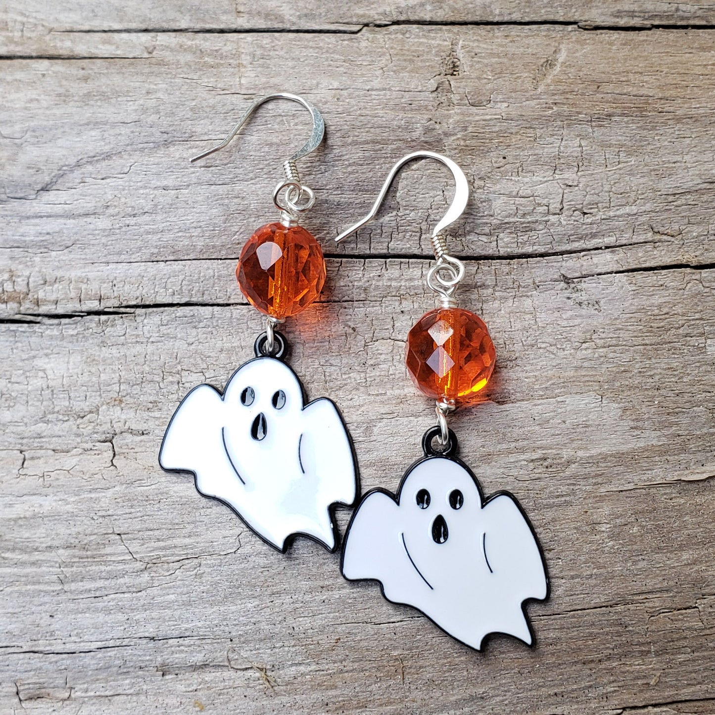 White Ghost Earrings