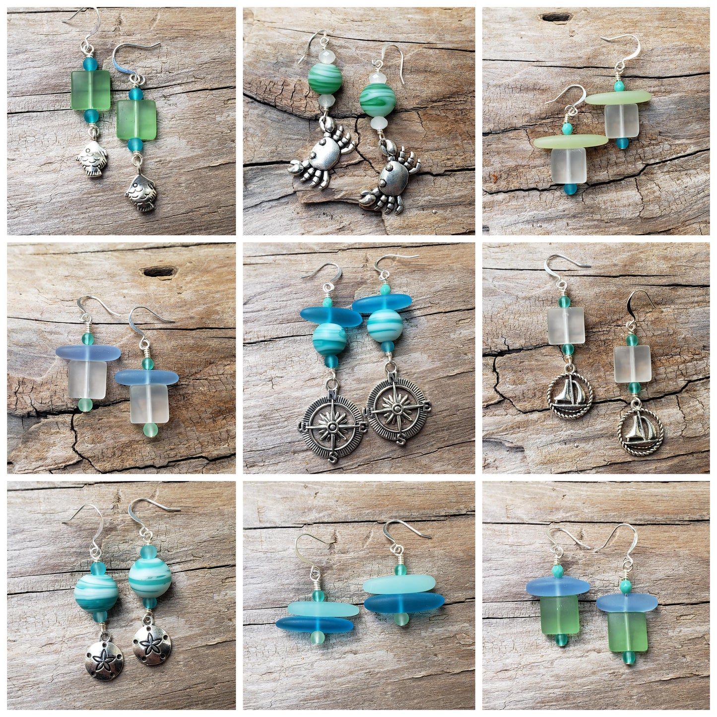 Workshop Option:-Life is a Beach Earring Class-Sample Class