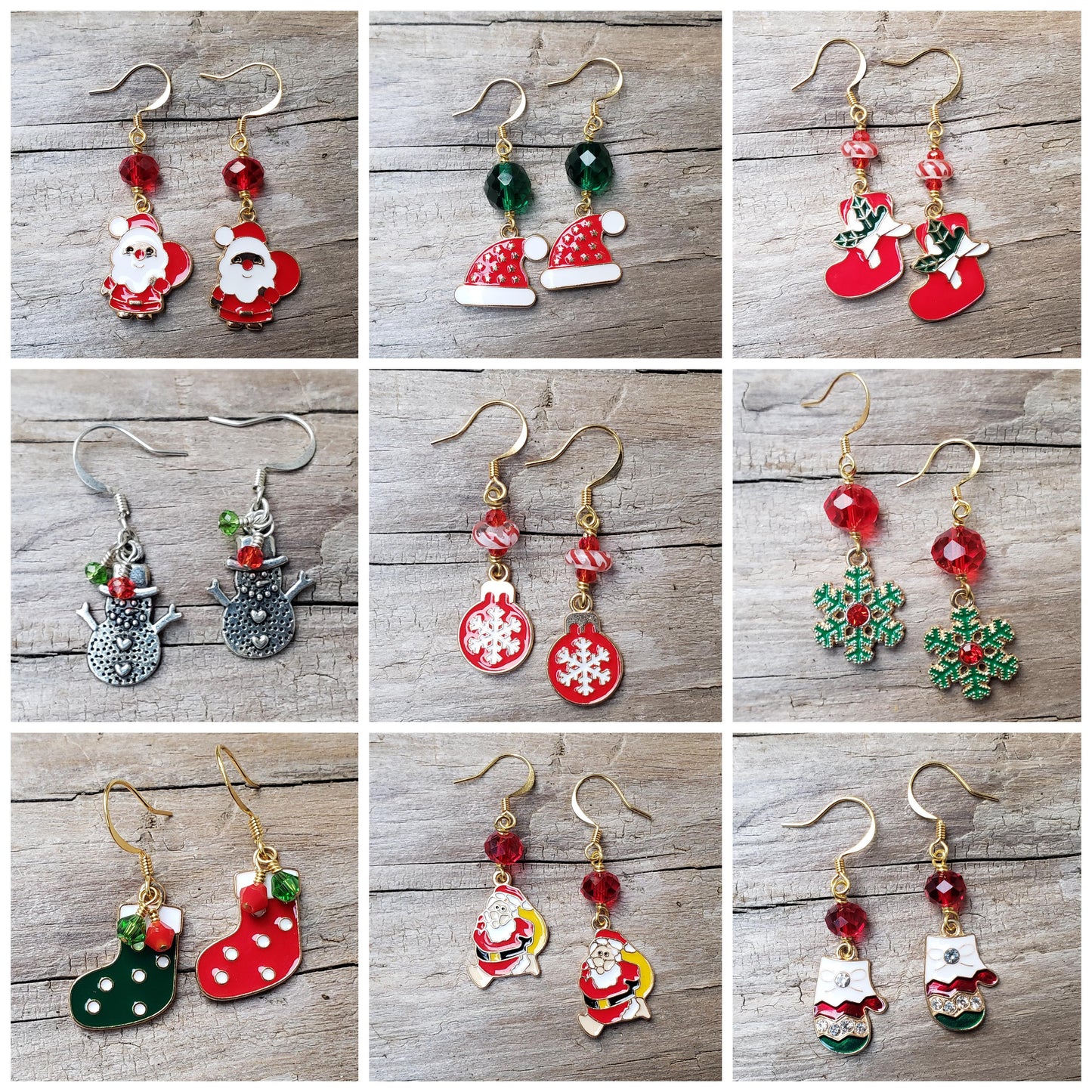 Sample Class: Let it Snow and Ho! Ho! Ho! Earring Class-Sample Class