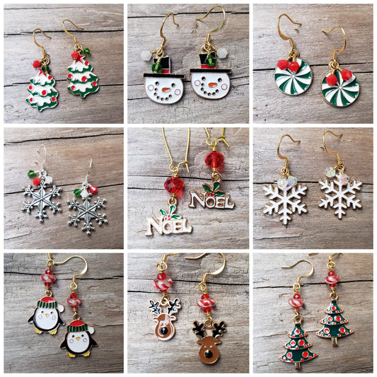 Sample Class: Let it Snow and Ho! Ho! Ho! Earring Class-Sample Class