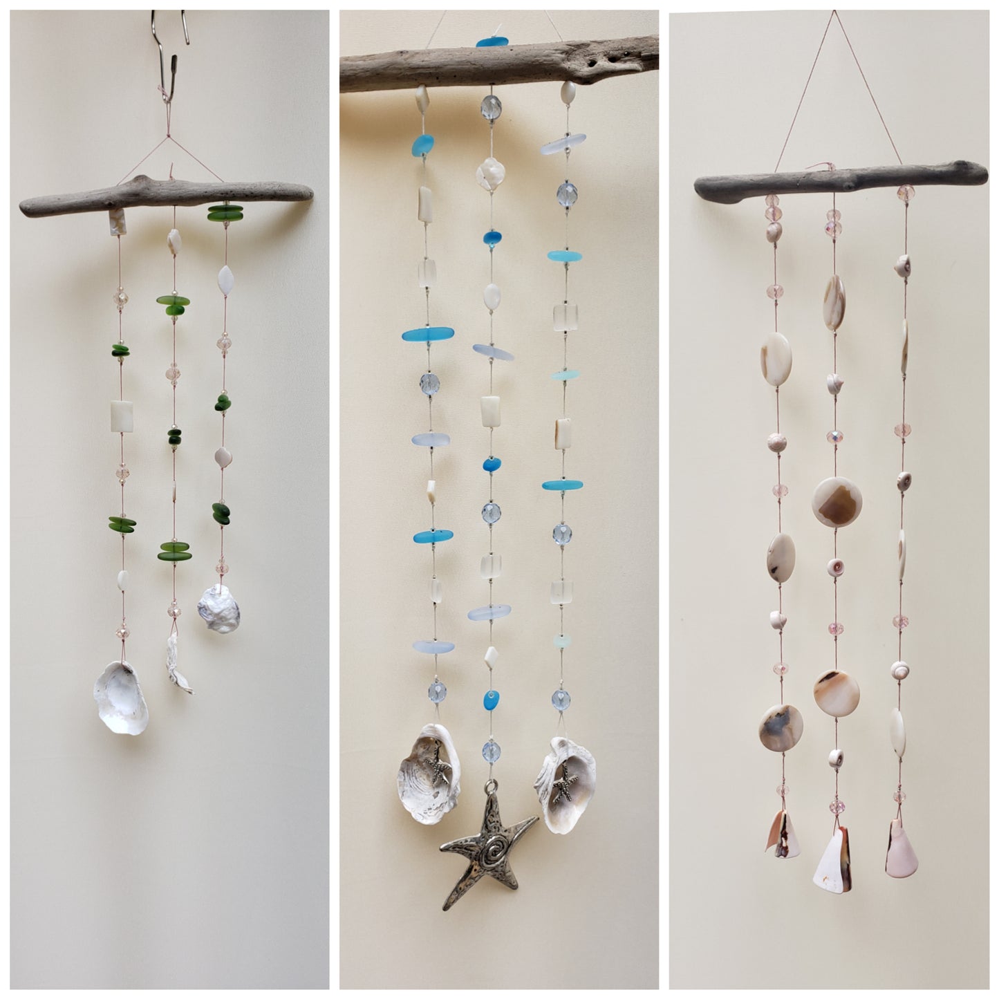 Driftwood, Shell and Bead Windchime or Suncatcher at Revival PNW on April 6th at 11 AM