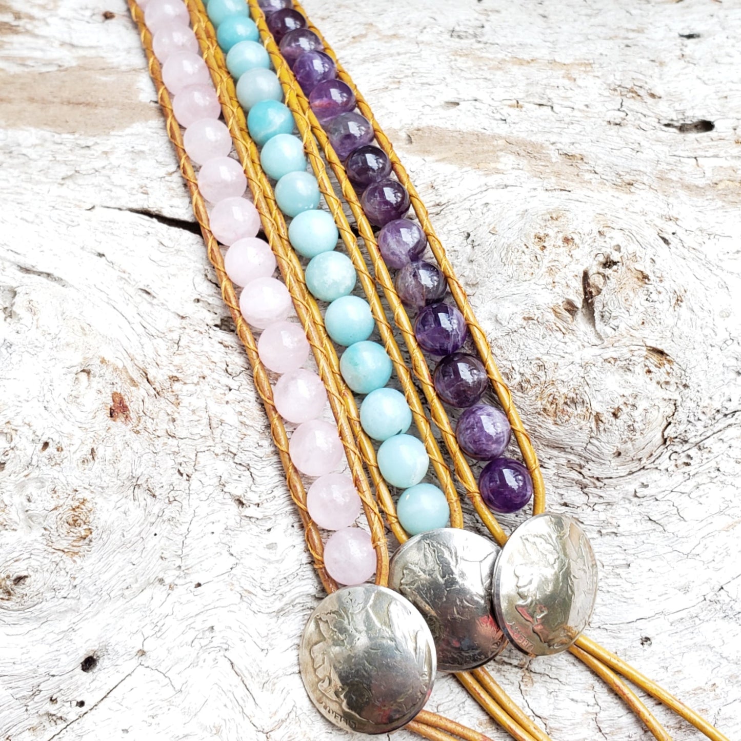 Workshop Option: Leather and Stone Bracelet Class
